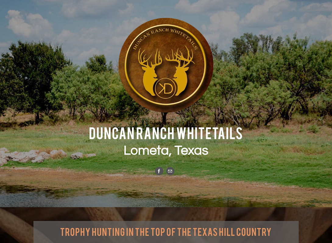 Duncan Ranch Whitetails logo and photo
